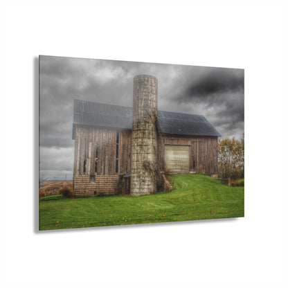 U R There Photography Gilford Grey I Rustic Farmhouse Acrylic Wall Print