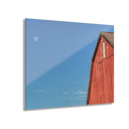 U R There Photography Fargo Road Red II Rustic Farmhouse Acrylic Wall Print