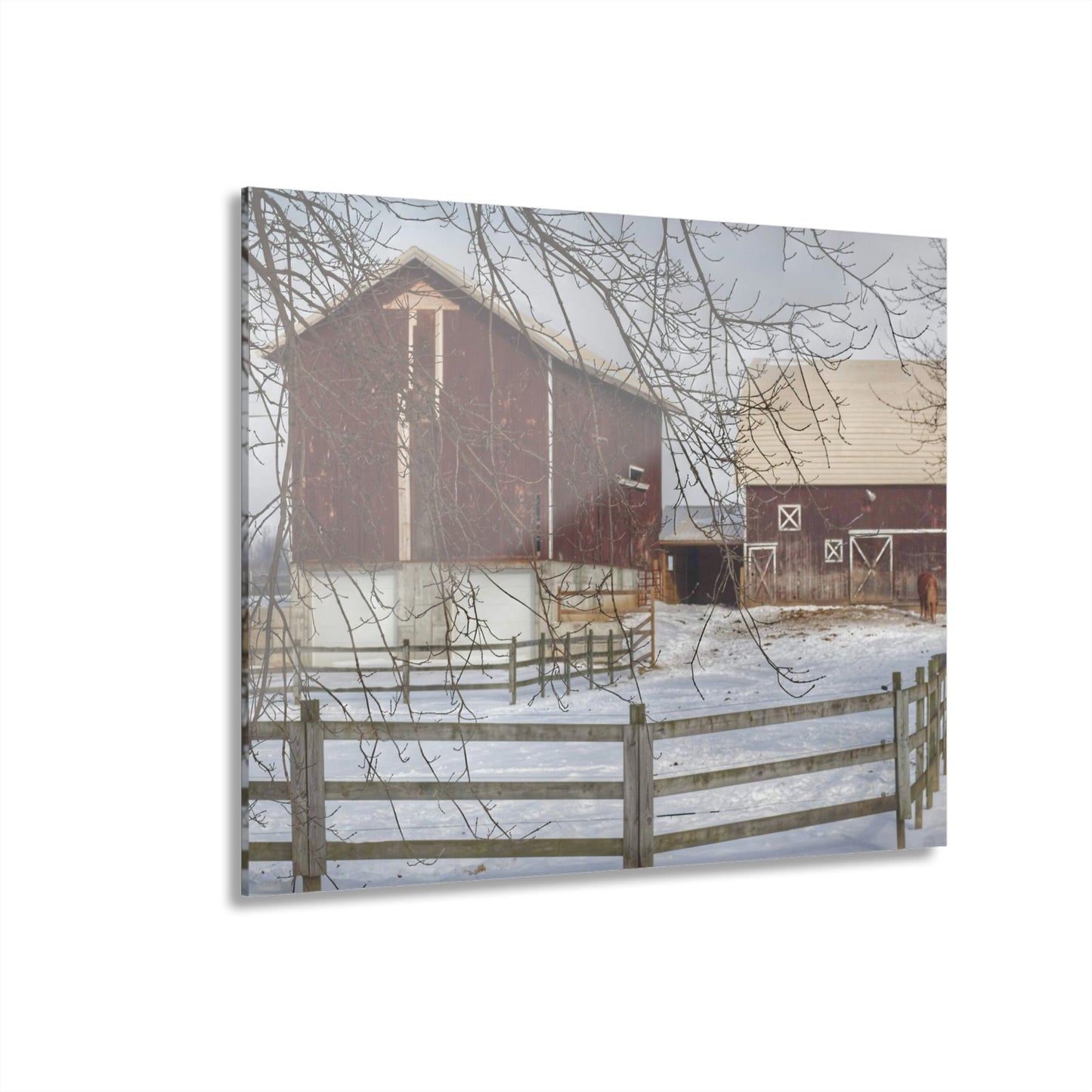U R There Photography Ebeling Browns Rustic Farmhouse Acrylic Wall Print