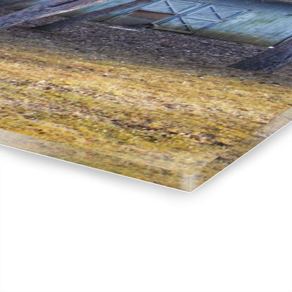 U R There Photography Hickory Lane Grey Rustic Farmhouse Acrylic Wall Print