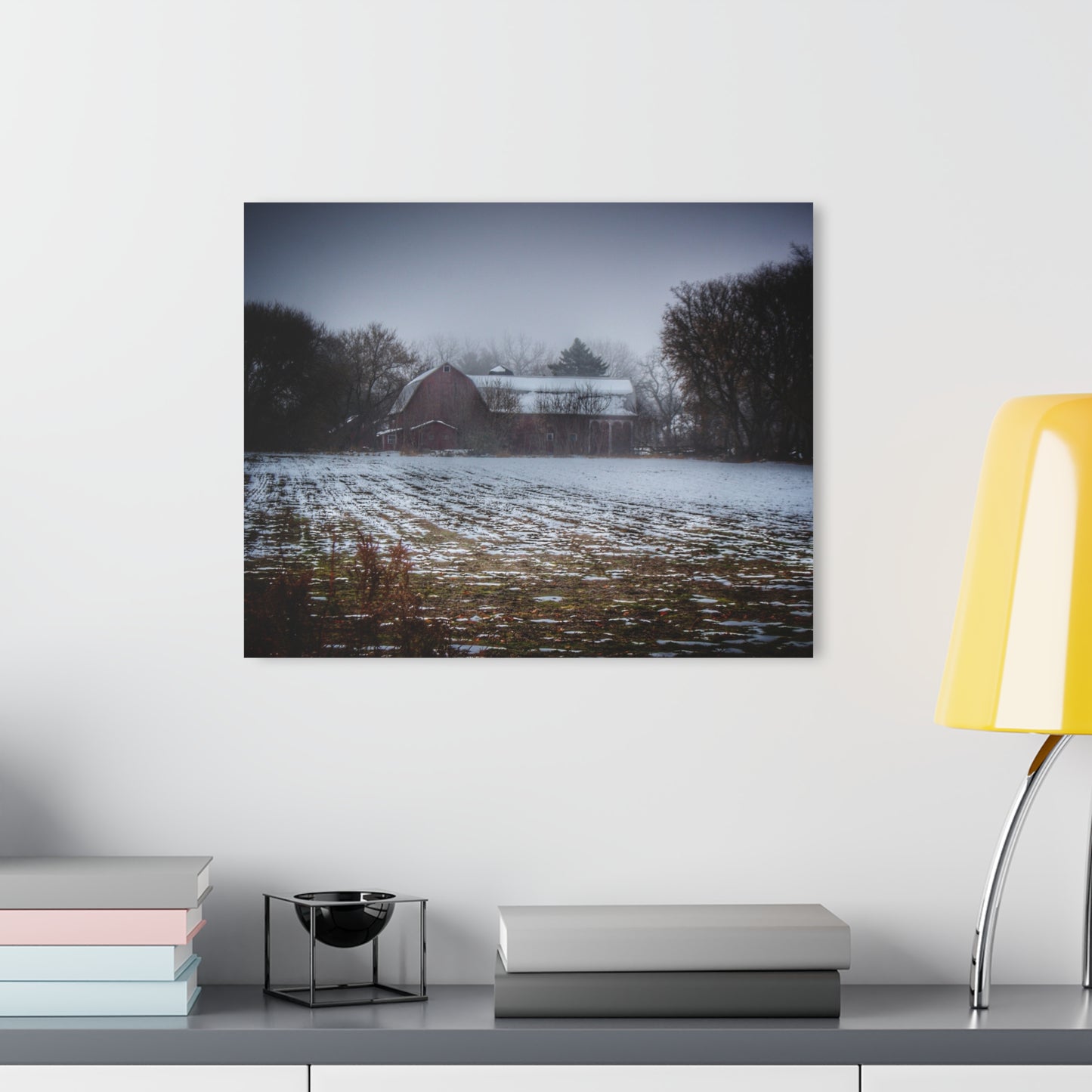 U R There Photography Holmes Road Red III Rustic Farmhouse Acrylic Wall Print