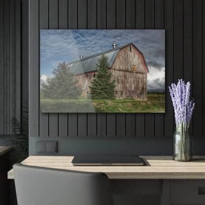 U R There Photography North Irish Red III Rustic Farmhouse Acrylic Wall Print