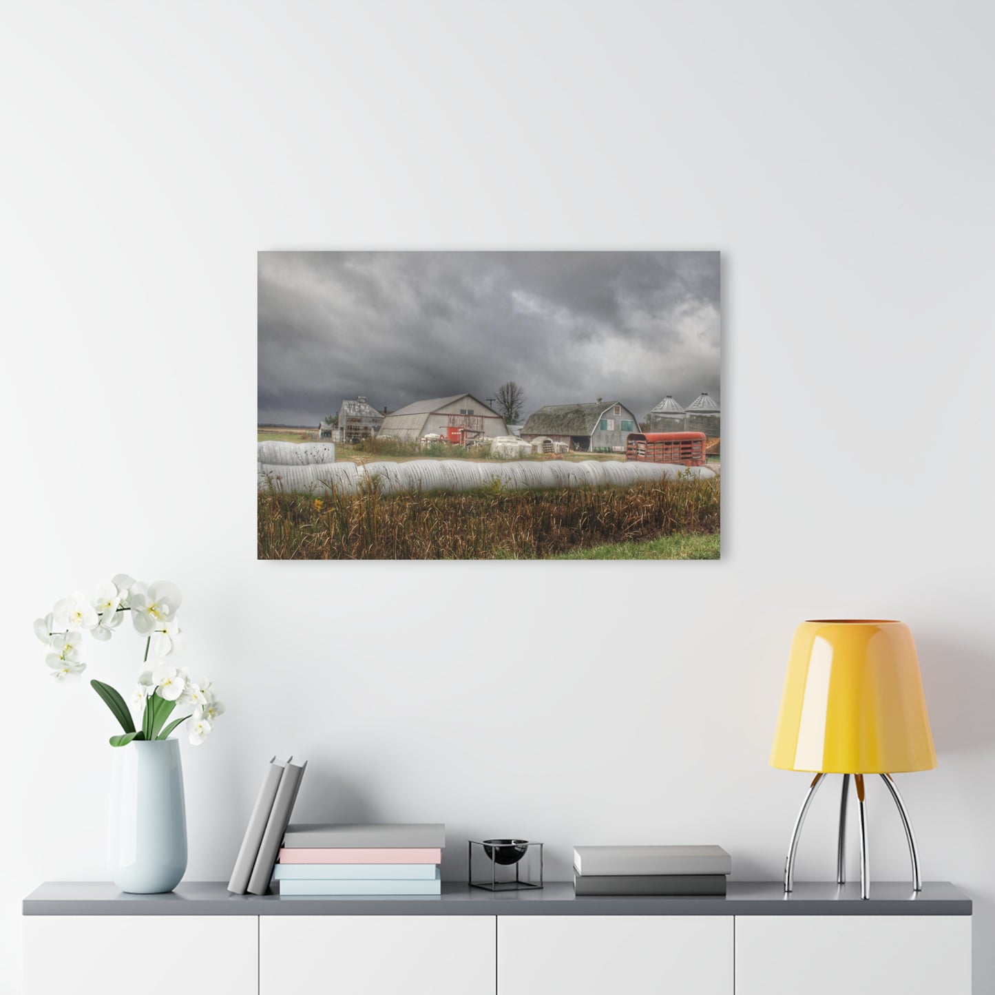 U R There Photography Waterman Road Grey I Rustic Farmhouse Acrylic Wall Print
