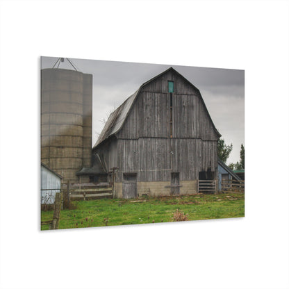 U R There Photography Eddy Road Grey II Rustic Farmhouse Acrylic Wall Print
