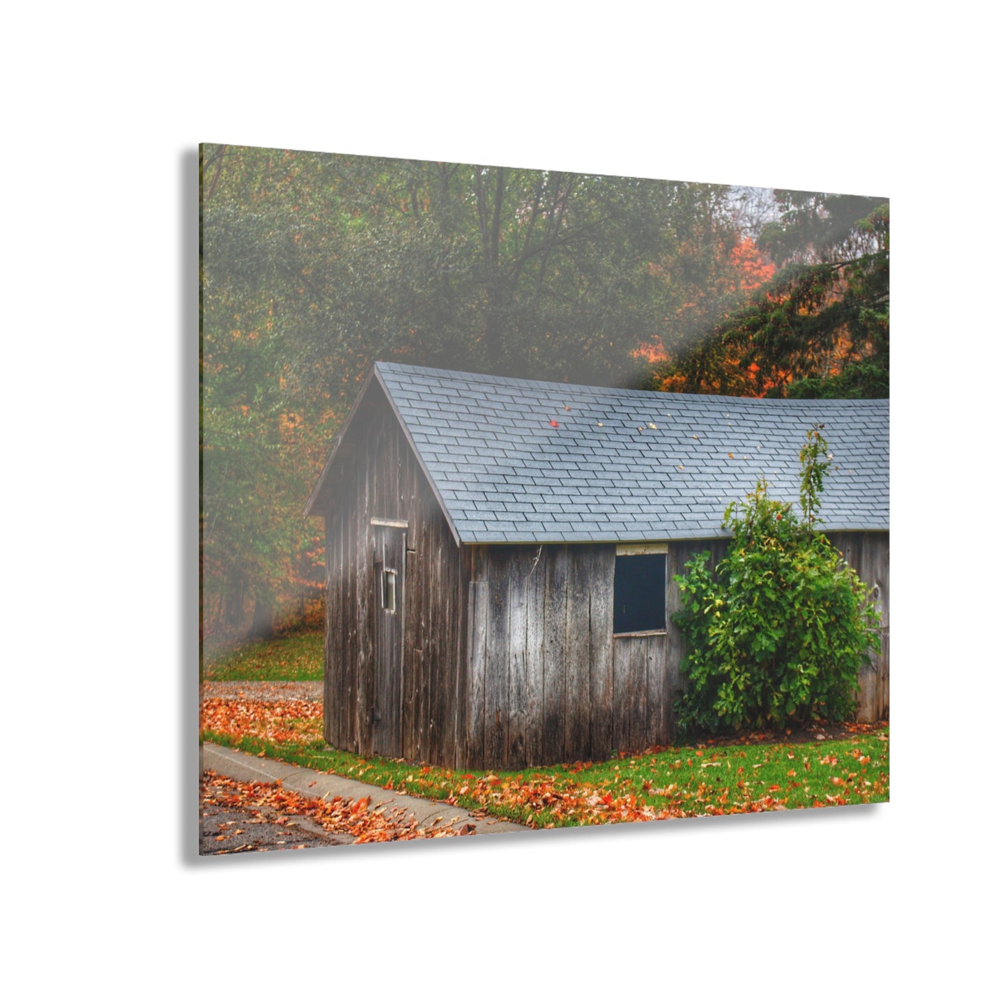 U R There Photography Grey Roadside Shack Rustic Farmhouse Acrylic Wall Print