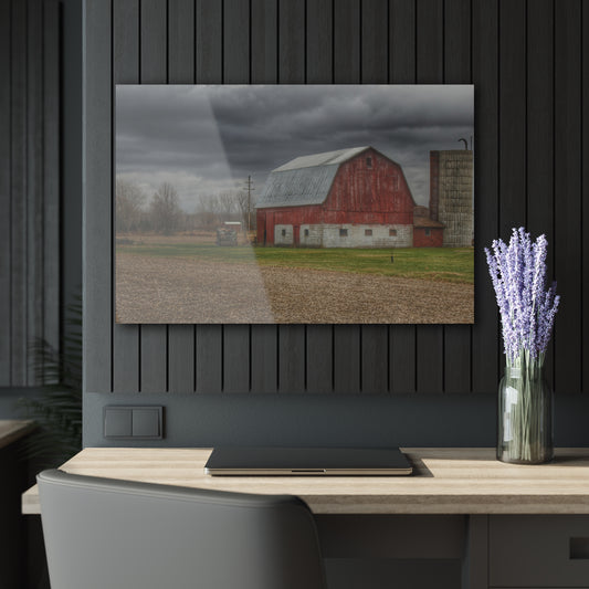 Barn Boutique Modern Farmhouse Acrylic Wall Print| Murray Road Red I