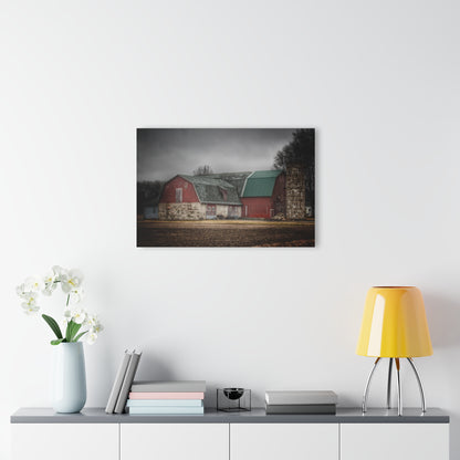 U R There Photography Arbela Reds Rustic Farmhouse Acrylic Wall Print