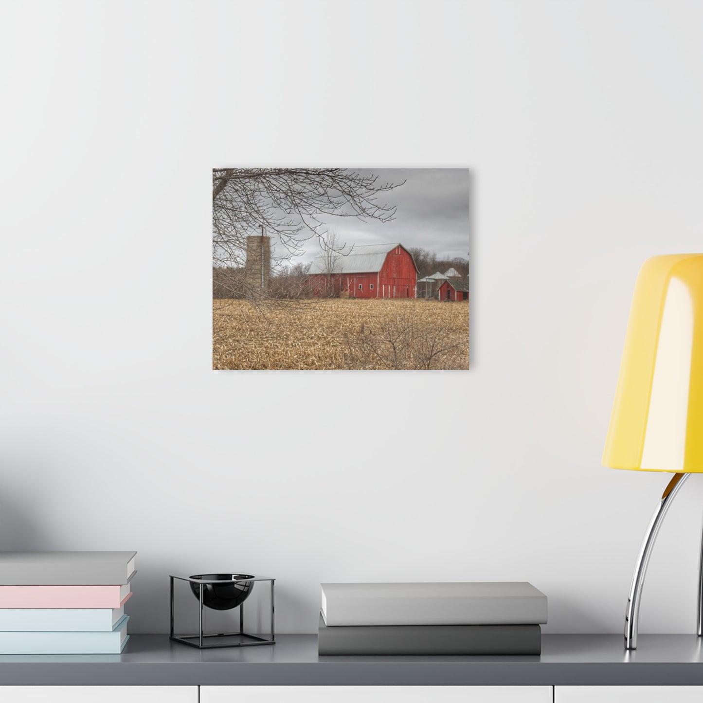 U R There Photography Barnes of Arbela I Rustic Farmhouse Acrylic Wall Print