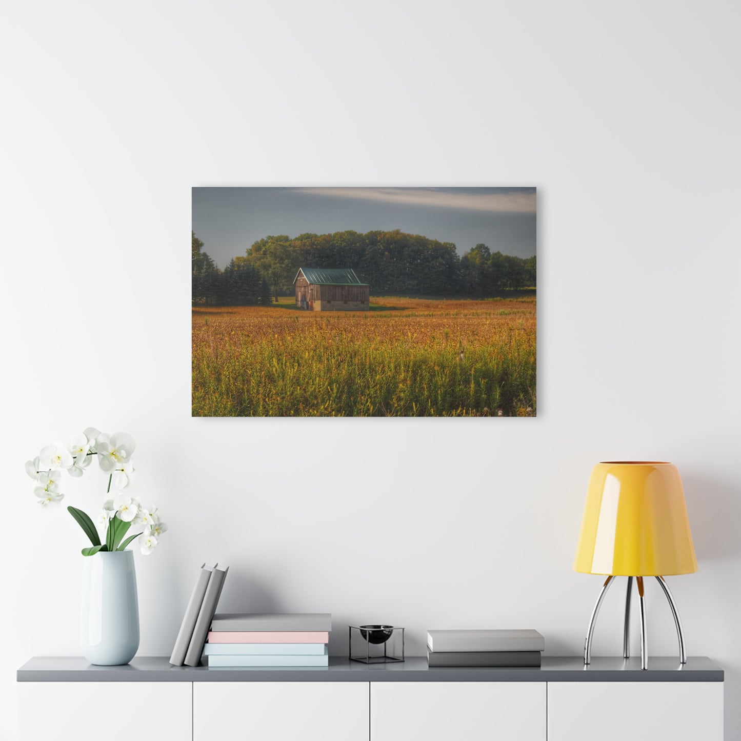 U R There Photography Snover Grey I Rustic Farmhouse Acrylic Wall Print