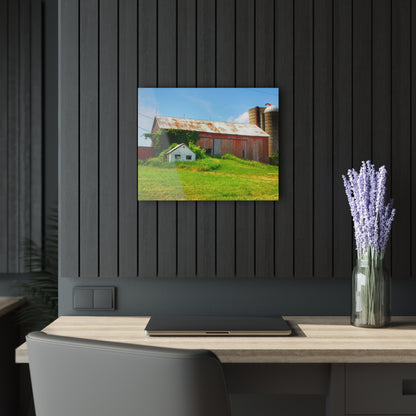 U R There Photography Marlette Red I Rustic Farmhouse Acrylic Wall Print