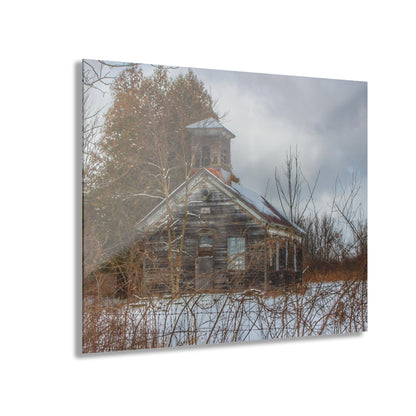 U R There Photography Vermilya Schoolhouse II Rustic Farmhouse Acrylic Wall Print