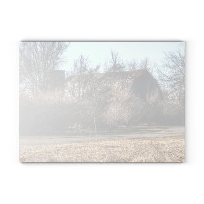 U R There Photography Weyer Road Hidden Rustic Farmhouse Tempered-Glass Cutting Board