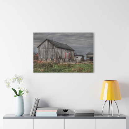 U R There Photography Swaffer Road Grey Rustic Farmhouse Acrylic Wall Print