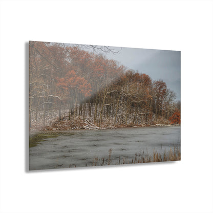 U R There Photography The Freeze of Thornville Rustic Farmhouse Acrylic Wall Print