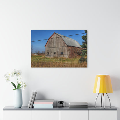 U R There Photography Dodge Road Grey I Rustic Farmhouse Acrylic Wall Print