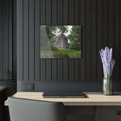 U R There Photography Snell Grey Rustic Farmhouse Acrylic Wall Print