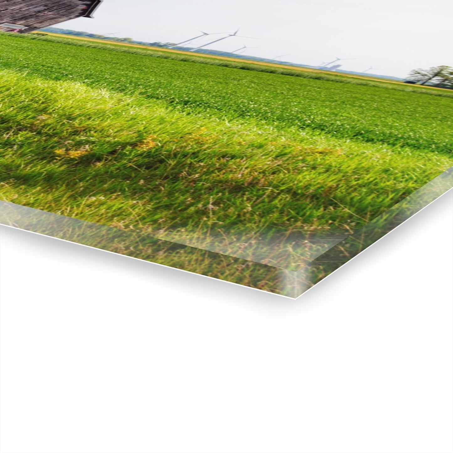 U R There Photography North Graf Road Old Grey Rustic Farmhouse Acrylic Wall Print