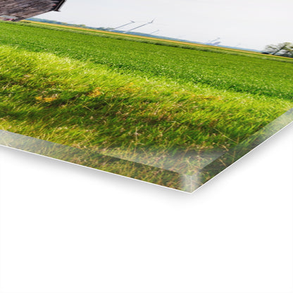 U R There Photography North Graf Road Old Grey Rustic Farmhouse Acrylic Wall Print