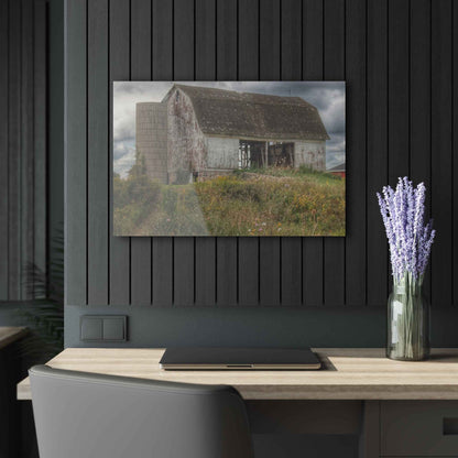 U R There Photography Castle Road White Rustic Farmhouse Acrylic Wall Print