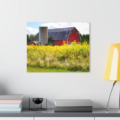 U R There Photography Starr Court Red II Rustic Farmhouse Acrylic Wall Print