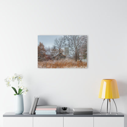 U R There Photography Wale Road Hidden Grey Rustic Farmhouse Acrylic Wall Print