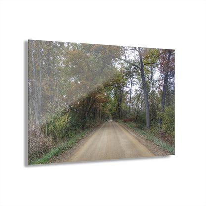 U R There Photography Country Roads in Dryden II Rustic Farmhouse Acrylic Wall Print