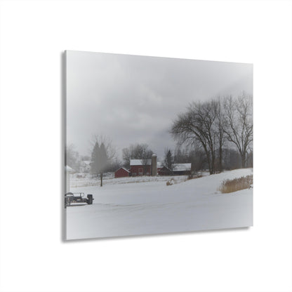 U R There Photography Across the Field on Sandy Lane Rustic Farmhouse Acrylic Wall Print