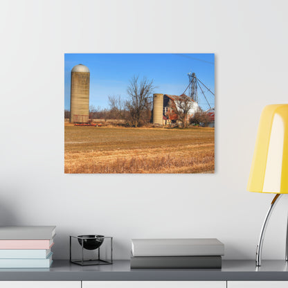 U R There Photography North Cemetery Roads Forgotten Grey Rustic Farmhouse Acrylic Wall Print