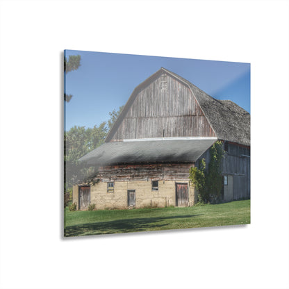 U R There Photography Snover Old Grey Rustic Farmhouse Acrylic Wall Print